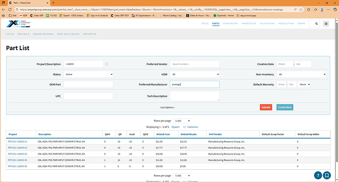 Screenshot 2025-10-22 parts list 105-118859-xx